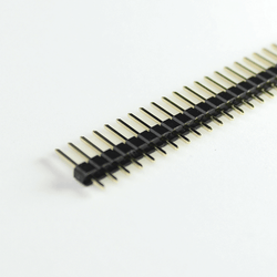 ELE-40W-PCB1 - 40 Ways 2.54mm Single row PCB pin connector Male (10pcs packed)