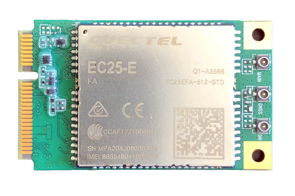 EC25-E miniPCIE - Quectel 4G LTE Cat4 miniPCIE card - 150Mbps for