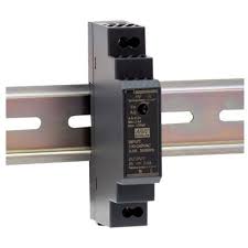 MEAN WELL - 15W Ultra Slim Step Shape DIN Rail 12VDC output