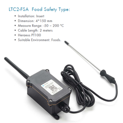 LTC2-FSA - Industrial LoRaWAN Temperature Transmitter- PT100 Food Safety Type