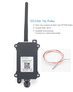 LTC2-NA - Industrial LoRaWAN Temperature Transmitter- without PT100 probe