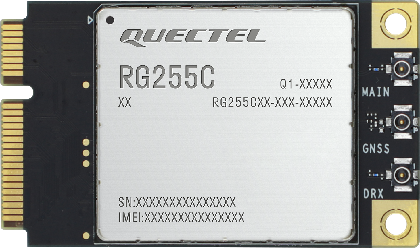 Quectel - RG255C-GL , 5G RedCap Sub-6 GHz Mini PCIe module - Elecom ...