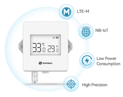 S31B-FE - Dragino NBIoT /  LTE - CAT M1 Temperature & Humidity Sensor with E-ink display