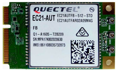 EC21AUT miniPCIE - Quectel 4G LTE Cat1 miniPCIE card - Telstra band