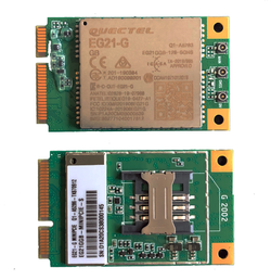 EG21G miniPCIE-S - Quectel LTE Cat1 miniPCIE Global ver with SIM holder- 10Mbps