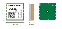 LC86L - Quectel GPS module with embedded antenna -AG3331