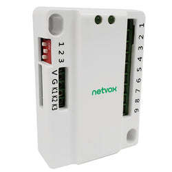 R831D - Netvox Wireless Multifunctional Control Box - 3 Dry Contact Inputs and 3 Dry Contact