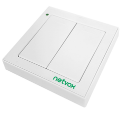 RB02B - Netvox LoRaWAN wireless 2-Gang Push Button