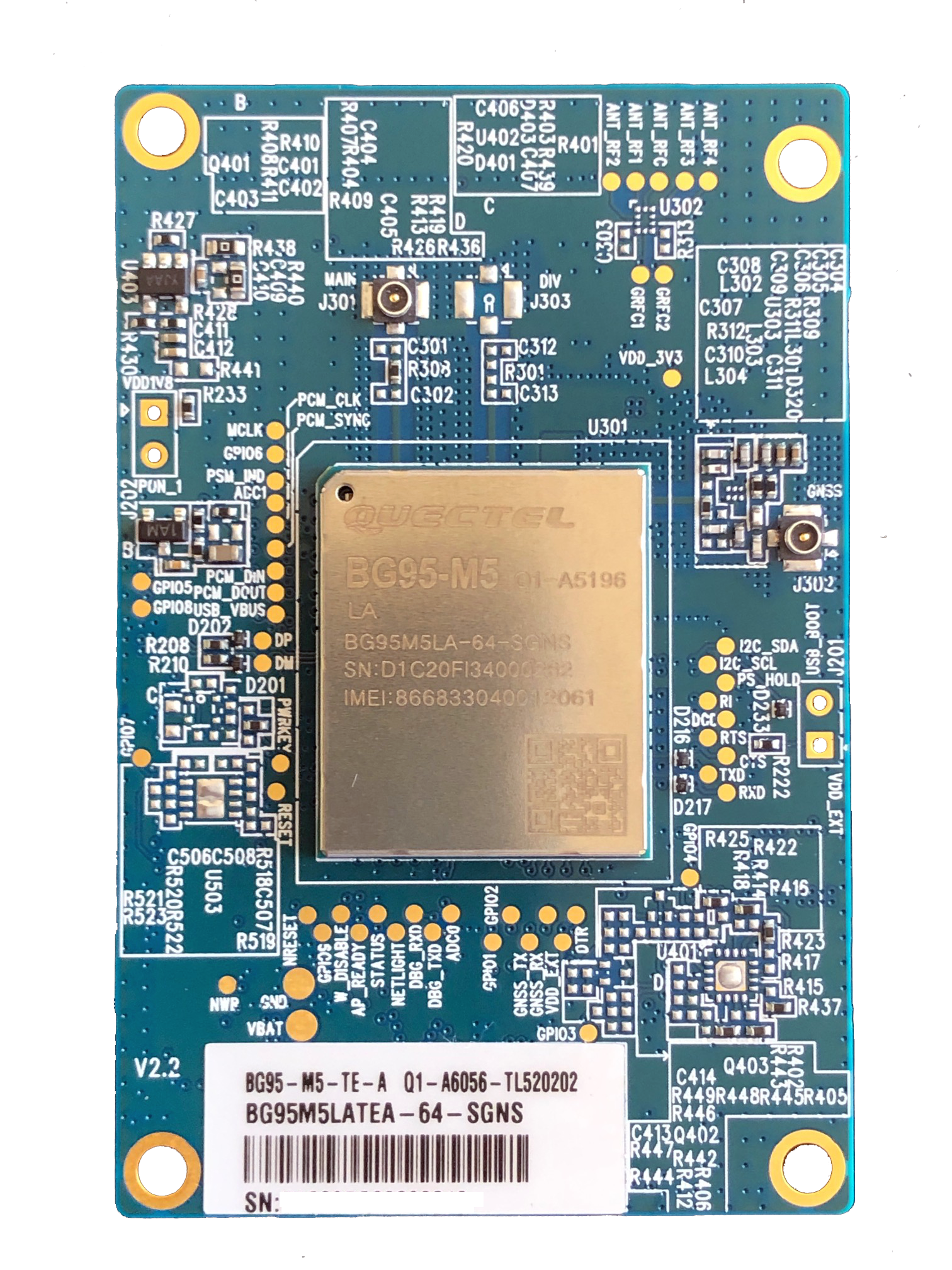 BG95-M5-TE-A CATM1 & NBIoT2 tester module - Elecom Electronics Supply
